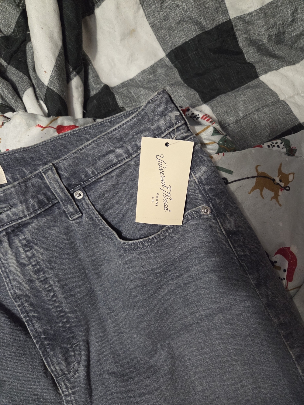 Women Jeans Gray Wide-Leg Skirt - Picture 3 of 5